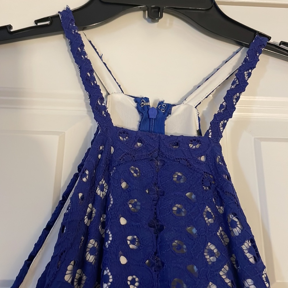 Gianni Bini Lace overlay fit & flare dress - Picture 3 of 6